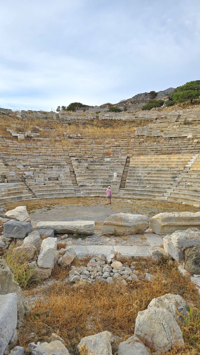 Stone tiers of the ancient theatre of Knidos